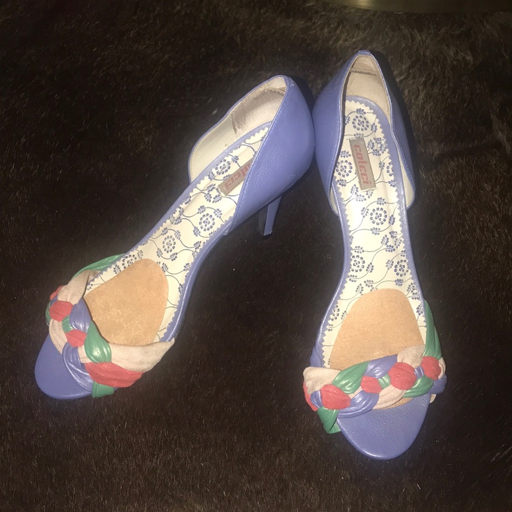 Colcci Braided Toe Heels